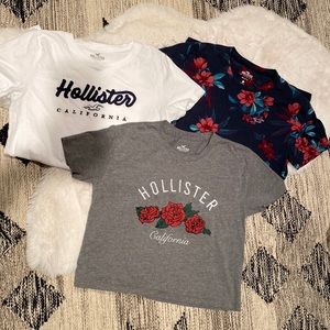 Hollister t-shirt lot of 3! Perfect summer shirts for your teen!